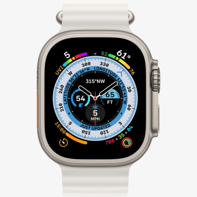 Apple Watch Ultra GPS + Cellular, 49мм, White Ocean Band