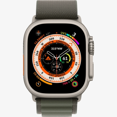 Apple Watch Ultra GPS + Cellular, 49мм, Green Alpine Loop