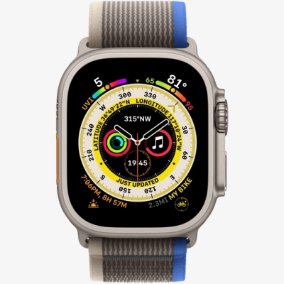 Apple Watch Ultra GPS + Cellular, 49мм, Blue/Gray Trail Loop