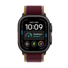 Смарт-часы Apple Watch Ultra 4 49mm Black Titanium, ремешок Burgundy